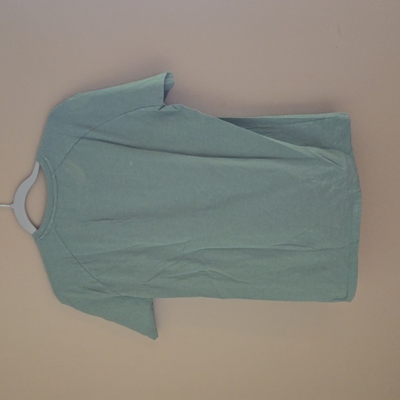 Men's Tailored Athlete large tee. Dark green. - Picture 3 of 3